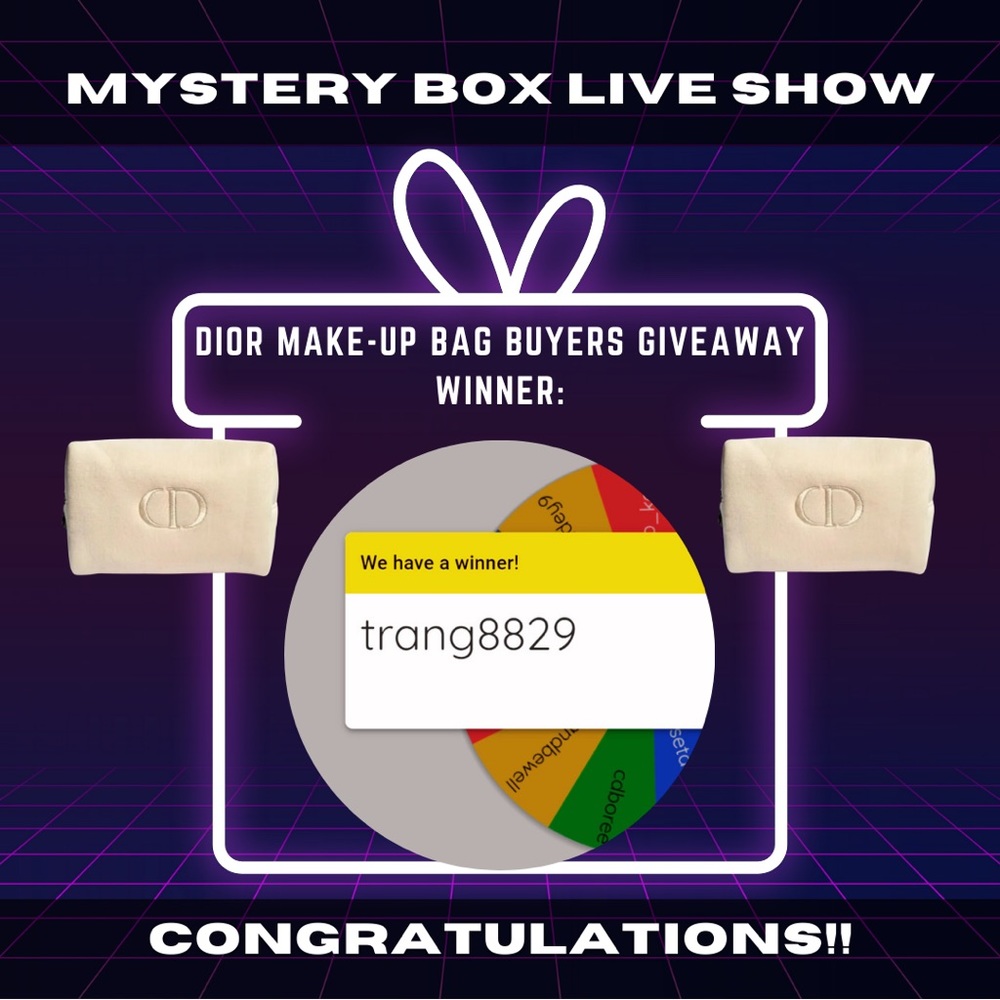 BUYERS GIVEAWAY WINNER!